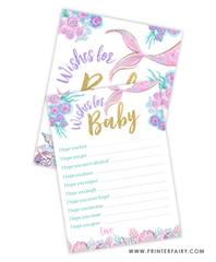 Mermaid Baby Shower Wishes For Baby