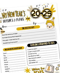 NEW YEARS RESOLUTIONS KIDS