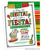 No Time To Siesta Invitation