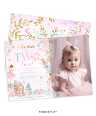 Nutcracker 2nd Birthday Invitation with Photo