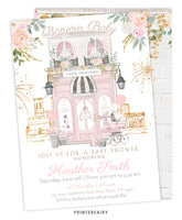 Paris Baby Shower Invitation
