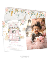 Paris 2nd Birthday Invitation with Photo