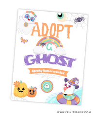 Halloween Pool Party Ghost Adoption Set