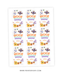 Halloween Pool Party Thank You Tags