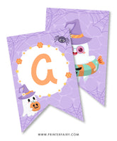 Halloween Pool Birthday Party Banner