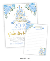 Blue Princess Birthday Time Capsule