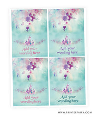 Princess Castle Party Food Tents