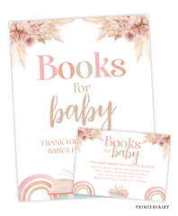 Boho Rainbow Books for Baby