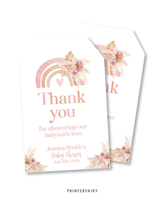 Boho Rainbow Favor Tags