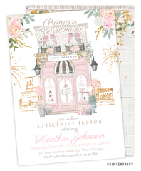 Paris Retirement Invitation