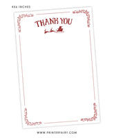 Christmas Thank You Cards