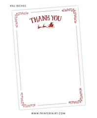 Christmas Thank You Cards