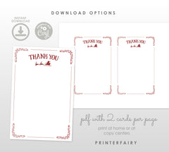 Christmas Thank You Cards