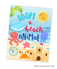 Beach Animal Adoption Pack