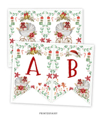 Santa Baby Shower Bunting