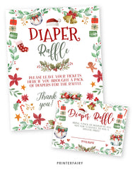 Santa Baby Shower Diaper Raffle