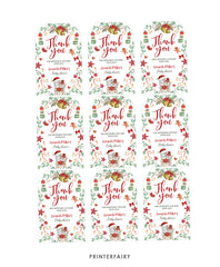 Santa Baby Shower Favor Tags
