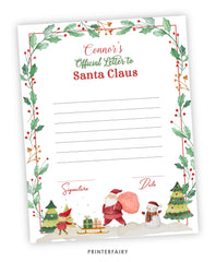 Santa Claus Letter