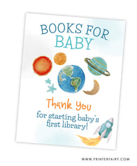 Space Baby Shower Books for Baby
