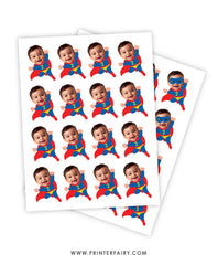 Superhero Party Printable Toppers