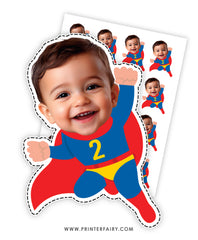 Superhero Party Printable Toppers