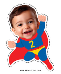Superhero Party Printable Toppers