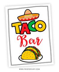 Taco Bar Sign