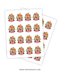 Taco Birthday Fiesta Printable Toppers