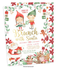 Brunch with Santa Invite
