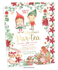 Elves Dinner Par-Tea Invitation