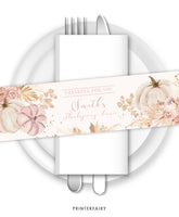 Thanksgiving Party Napkin Rings