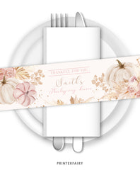 Thanksgiving Party Napkin Rings