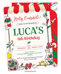 Trattoria Birthday Invitation