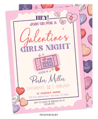 Galentine's Day Party Invitation