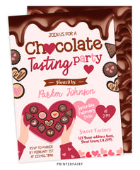 Valentine's Chocolate Tasting Invitation