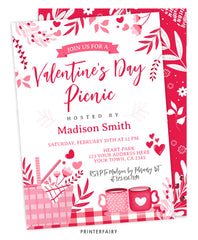 Valentine's Picnic Invitation
