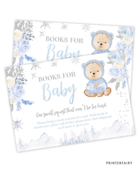 Winter Bear Baby Shower Books for Baby