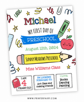 First Day of School Sign