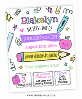 First Day of School Sign