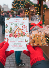 Christmas Workshop Flyer Template