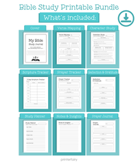 Bible Study Journal Printable Bundle