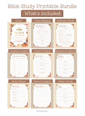 Thanksgiving Bible Study Journal Printable Bundle