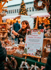 Christmas Market Flyer Template for Ornaments