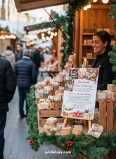 Christmas Market Flyer Template for Soap Crafters