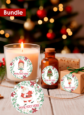 Editable Round Label Set