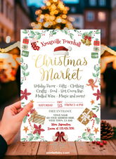 Christmas Market Editable Flyer Template