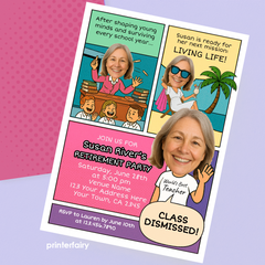 Teacher Retirement Invitation