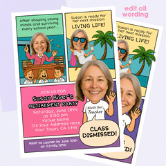 Teacher Retirement Invitation