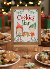 Editable Cookies Bar Sign Template