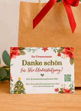 Dankeskarte Vorlage Horizontal